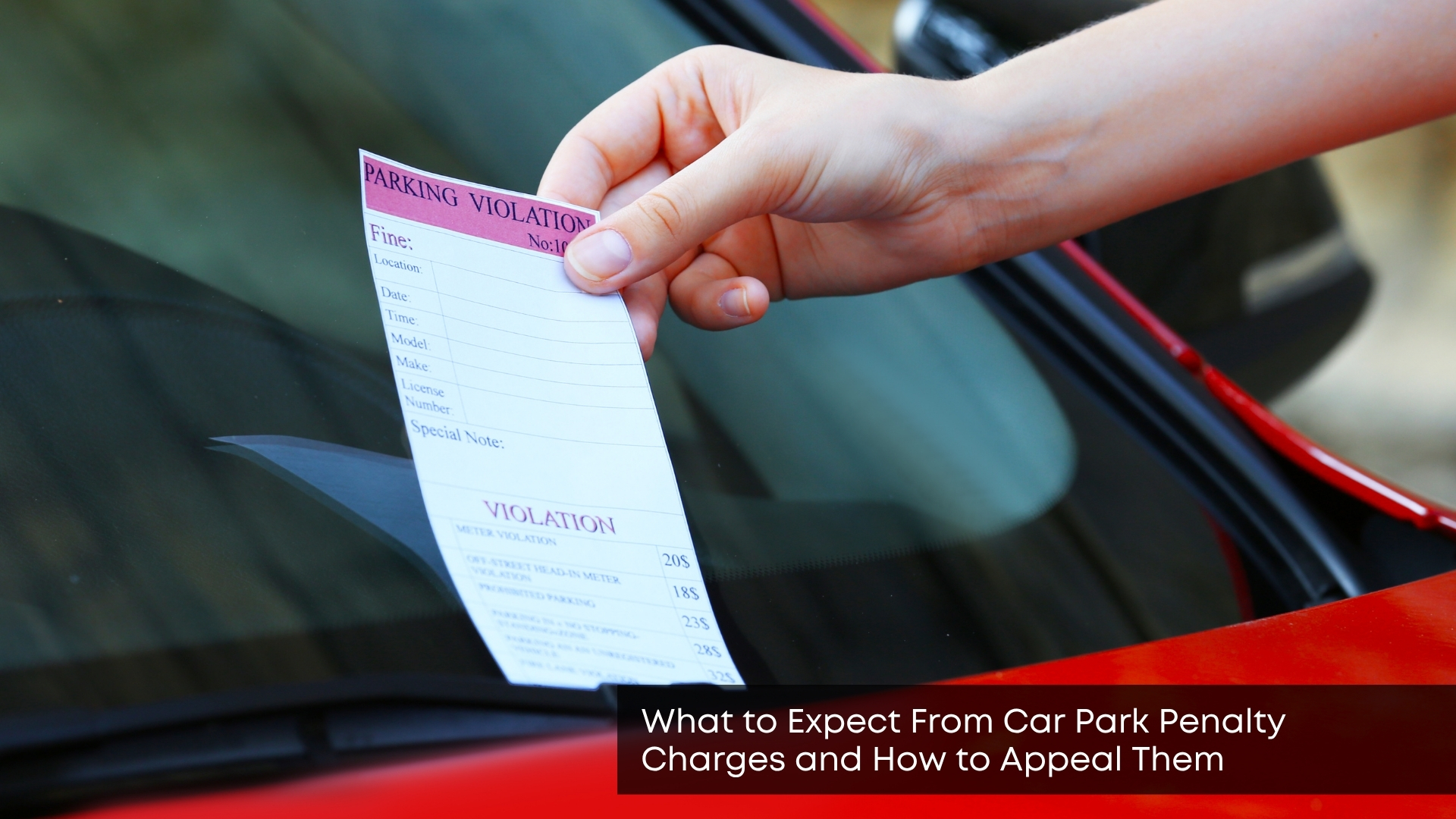 What to Expect From Car Park Penalty Charges and How to Appeal Them